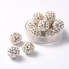 Grade A Rhinestone Pave Disco Ball Beads RB-Q103-12-1