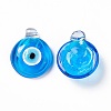 Handmade Lampwork Perfume Bottle Pendants LAMP-H062-01B-1