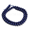 Natural Lapis Lazuli Beads Strands G-L642-B05-6mm-3