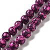 Synthetic Gemstone Dyed Beads Strands G-P507-03B-11-1