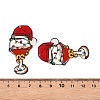 Christmas Theme Printing Acrylic Pendants BACR-N002-01I-3