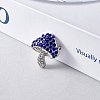 Cubic Zirconia Mushroom Brooch JBR102G-2