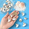 Electroplated Spiral Shell Pendants BSHE-YW0001-07G-7