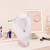 Bust Shaped Wooden Necklace Display Stands NDIS-WH0003-019A-01-7