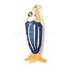 Brass with Enamel Big Pendants KK-CBA2F11-05G-01-1