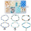 DIY Natural Ocean Shell Stackable Bracelet Making Kit DIY-SC0024-31-1