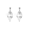 Elegant Stainless Steel Leaf Earrings for Women NQ9483-2-1