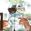 48Pcs 24 Colors Brass Wine Glass Charms AJEW-GO00002-7
