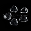 Transparent Glass Heart Cabochons X-GGLA-R021-20mm-6