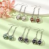 Natural Gemstone Dangle Earrings EJEW-JE05554-02-2