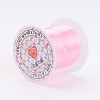 Pearl Pink Stretch Elastic Beading Wire String X-EW-S002-20-2