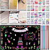 Beadthoven Drawing Painting Stencils Templates with Watercolor Pen DIY-BT0001-10-6