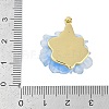 Rack Plating Brass Pendants KK-C082-15G-05-3