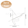 Triangle Acrylic Mobile Phone Holders ODIS-WH0038-101B-2