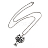 Cross Pendant Necklaces NJEW-A023-01P-2