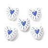 Printed Handmade Porcelain Beads PORC-G016-01C-1
