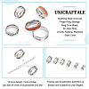 30Pcs 6 Size 201 Stainless Steel Grooved Finger Ring Settings RJEW-UN0002-82P-5