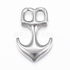 304 Stainless Steel Hook Clasps STAS-H416-25P-1