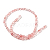 Cherry Quartz Glass Beads Strands G-M420-H07-03-3