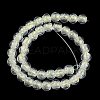 Handmade Foil Lampwork Beads Strands FOIL-K003-06B-10-2