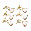 Brass Toggle Clasps KK-T063-88G-NF-1