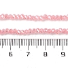 Baking Electroplate Glass Beads Strands X-DGLA-A039-J2MM-B08-4