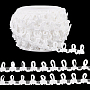 20 Yards Polyester Braid Trims with Elastic Button Loops OCOR-PH0001-94A-1