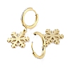 Christmas Snowflake 304 Stainless Steel Dangle Earrings EJEW-L283-090G-2