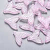 Transparent Spray Painted Glass Pendants GLAA-S190-009A-05-1
