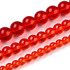 Transparent Glass Beads Strands X-GLAA-T032-T8mm-09-4