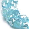 Electroplate Glass Beads Strands EGLA-D030-J4mm-B04-4