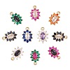 10Pcs Eco-Friendly Brass Micro Pave Cubic Zirconia Charms ZIRC-SZ0003-70-1