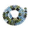 Crackle Transparent Glass Beads Strands GLAA-N074-02A-12-2