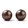 Spray Painted ABS Plastic Imitation Pearl Beads OACR-T015-05C-04-2