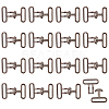 Alloy Snap Lock Clasps FIND-CA0008-42A-B-1