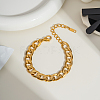 10MM Stainless Steel Curb Chain Bracelets for Unisex OZ3684-6-3