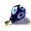 Handmade Evil Eye Lampwork Pendants LAMP-F026-04F-3