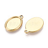 304 Stainless Steel Pendant Cabochon Settings X-STAS-T067-68G-2