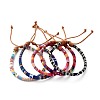 Ethnic Cord Anklet for Girl Women AJEW-AN00449-1