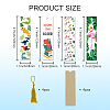 Globleland Flamingo & Dinosaur Pattern Acrylic Bookmarks OFST-GL0001-01A-3