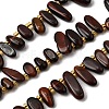 Dyed Natural Red Tiger Eye Beads Strands G-Z091-A17-2