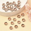 Brass Rhinestone Spacer Beads X-RB-A020-7mm-01RG-4
