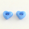 Opaque Acrylic European Beads SACR-Q099-M93-2