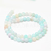 Natural Striped Agate/Banded Agate Bead Strands X-G-K155-A-6mm-04-2