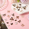 40Pcs 10 Styles Alloy Enamel Pendants ENAM-TA0009-03-6