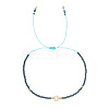 Adjustable Glass Seed Bead Braided Bead Bracelets for Women VT9382-19-1