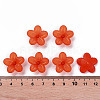 Frosted Acrylic Bead Caps MACR-S371-08A-726-4