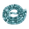 Glass Beads Strands GLAA-N059-5x8mm-01-2