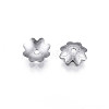 Non-Tarnish 304 Stainless Steel Bead Caps STAS-S057-51A-P-3