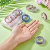 10 Rolls 10 Colors 3-Ply Round Metallic Cord Sets MCOR-TAC001-02-6